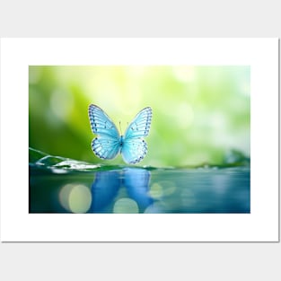 Butterfly Forest Nature Serene Tranquil Posters and Art